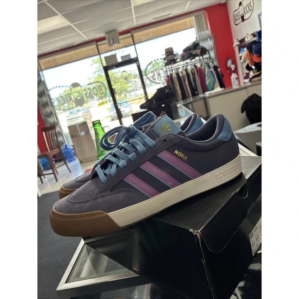Adidas NORA Preloved Violet JP8586 Mens Size 11 Womens 12 Suede Sneakers NEW